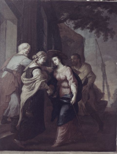 Anonimo — Visitation, Spissano, Vincenzo, named Spisanelli (1595-1662) Italian (Bologna) School — insieme
